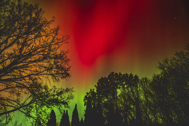 The Northern Lights Over Lakeville