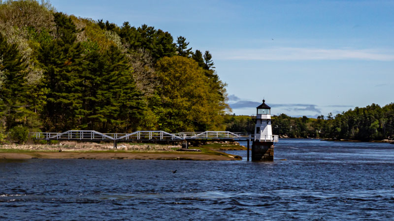 Doubling Point Lighthouse on the Kennebec River